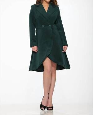 NEW ORCHID BLOOM katherine dress coat in green